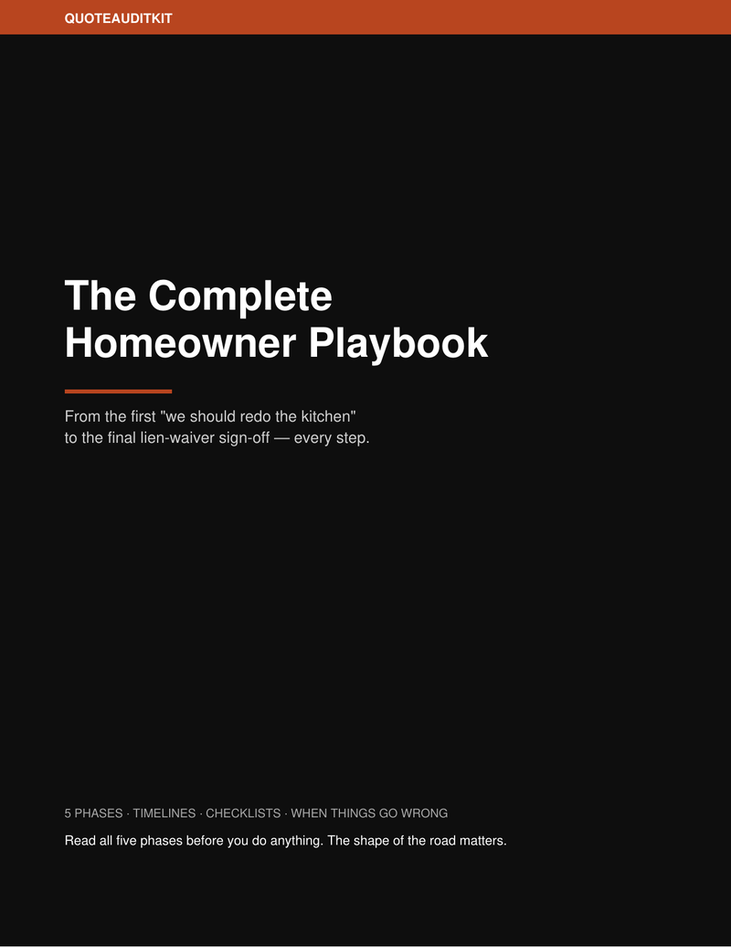 The Complete Homeowner Playbook cover